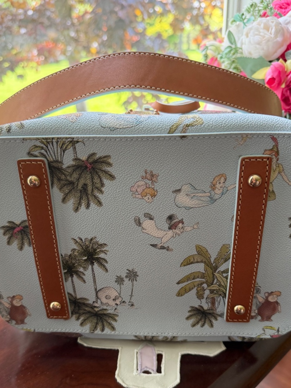 NWT Disney Parks Dooney & and Bourke Peter Pan Drawstring Shoulder Bag  2023 - Picture 6 of 16